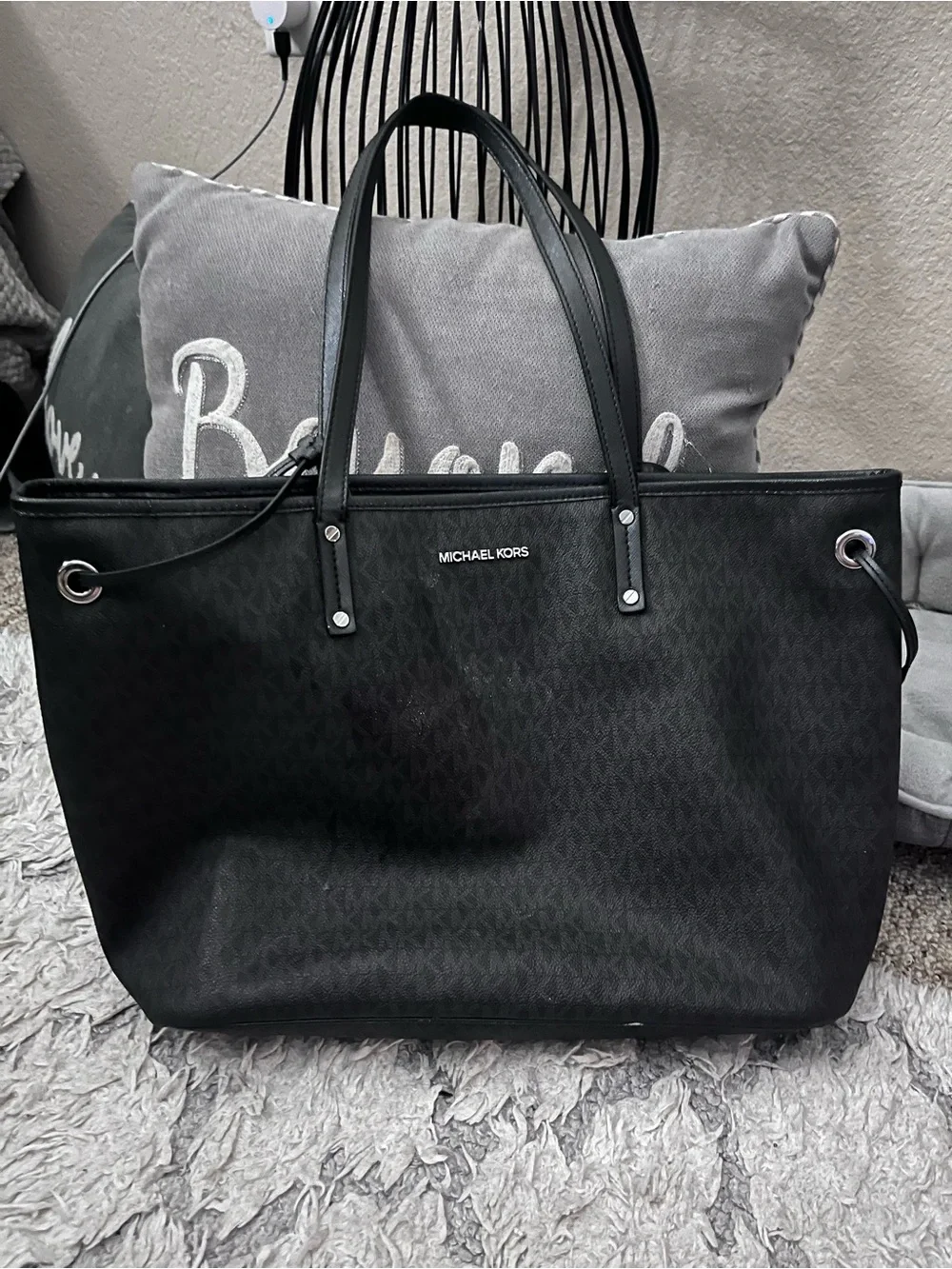 Michael Kors Black Signature Tote